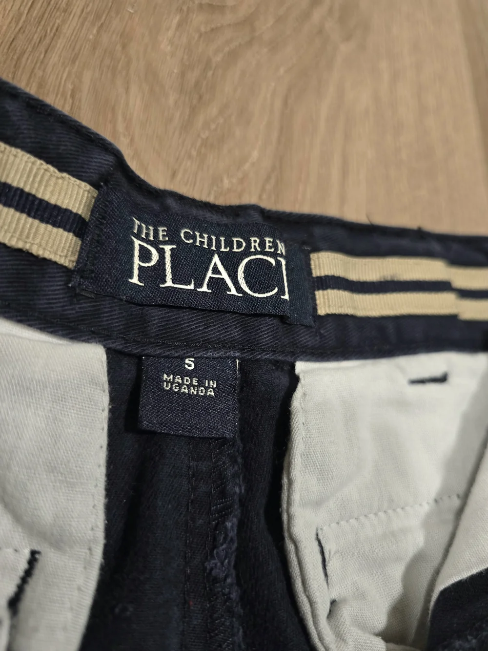 The Children's Place Boys Chino Shorts Navy Blue Size 5 XS Adjustable Waist